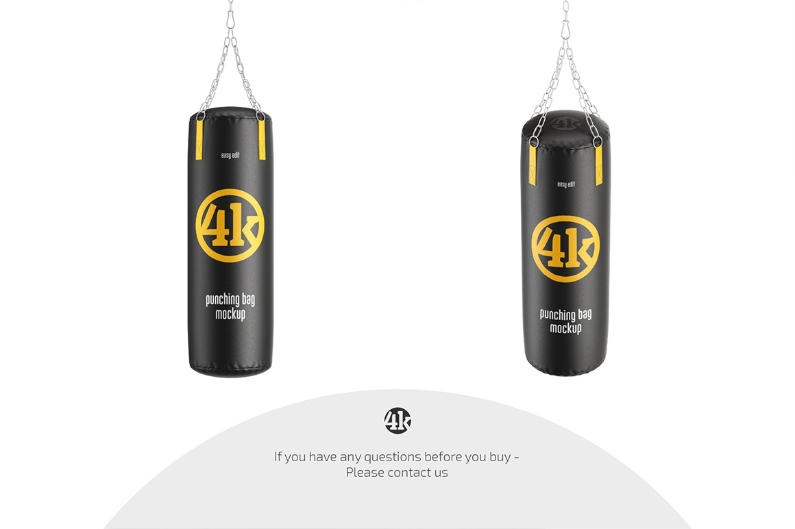 Punching Bag Mockup Set