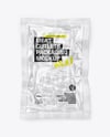 Clear Plastic Flow-Pack with Cutlets Mockup