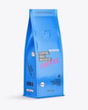 Matte Coffee Bag Mockup - Half Side view