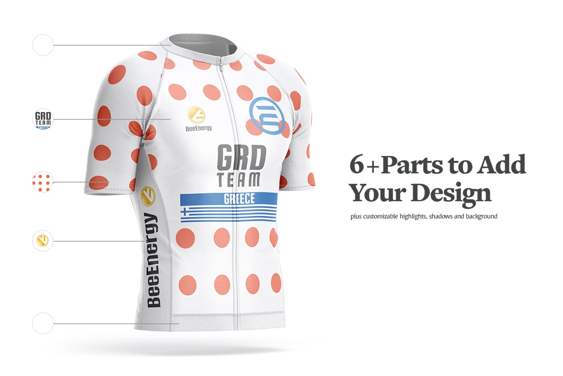 Cycling Jersey Animated Mockup
