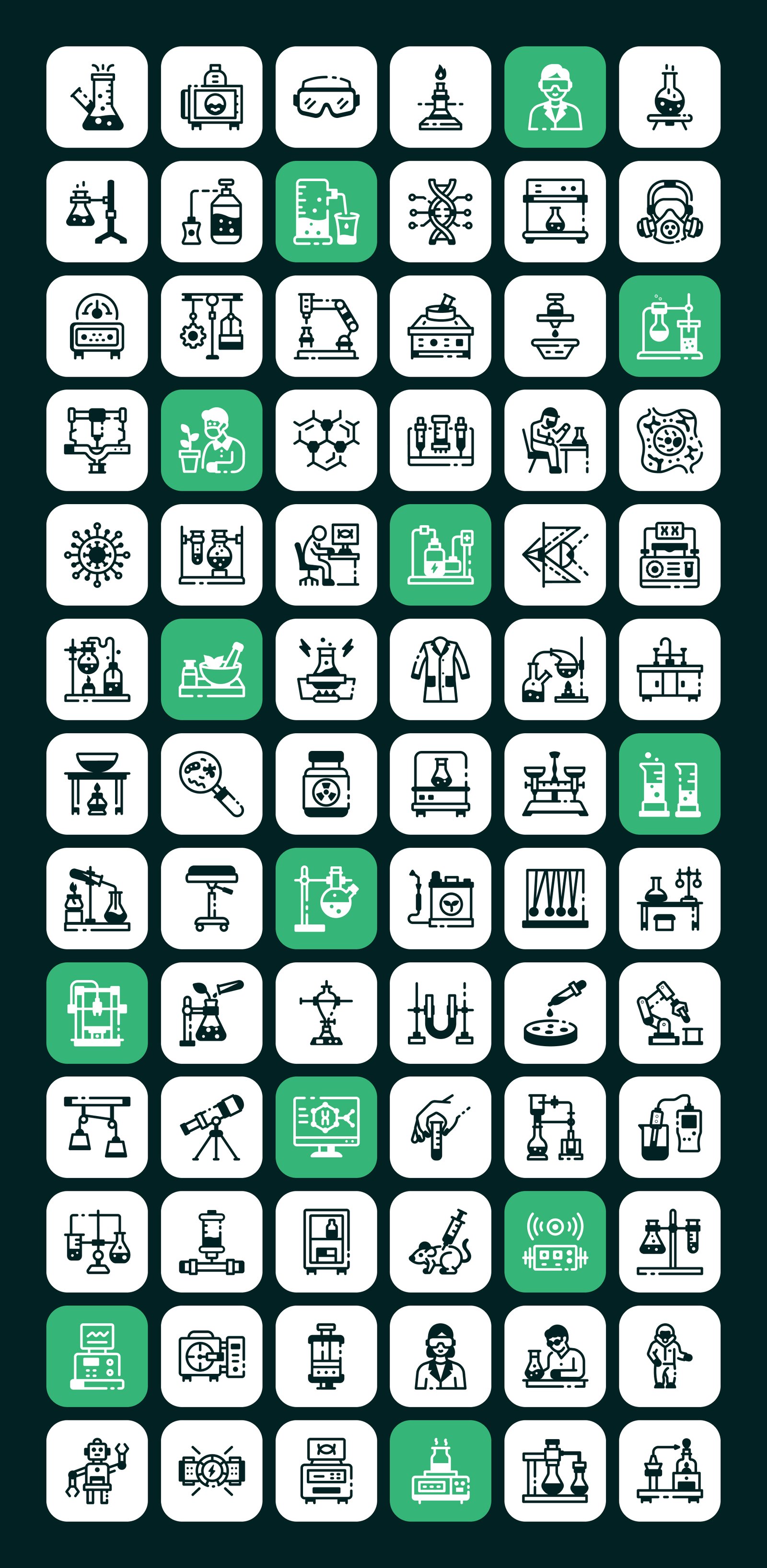 Laboratory Icon Set