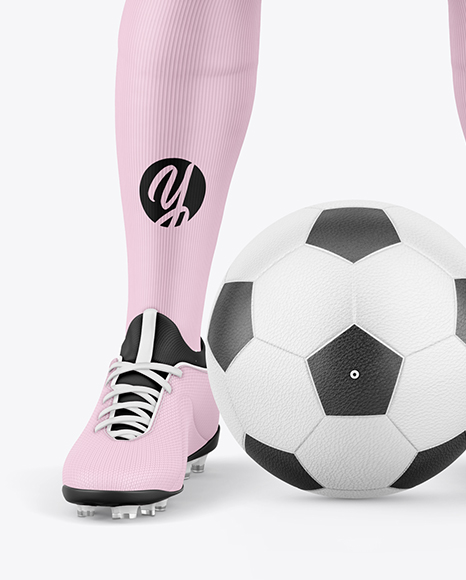 Kids Soccer Kit w/ Mannequin Mockup - Front View