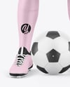 Kids Soccer Kit w/ Mannequin Mockup - Front View
