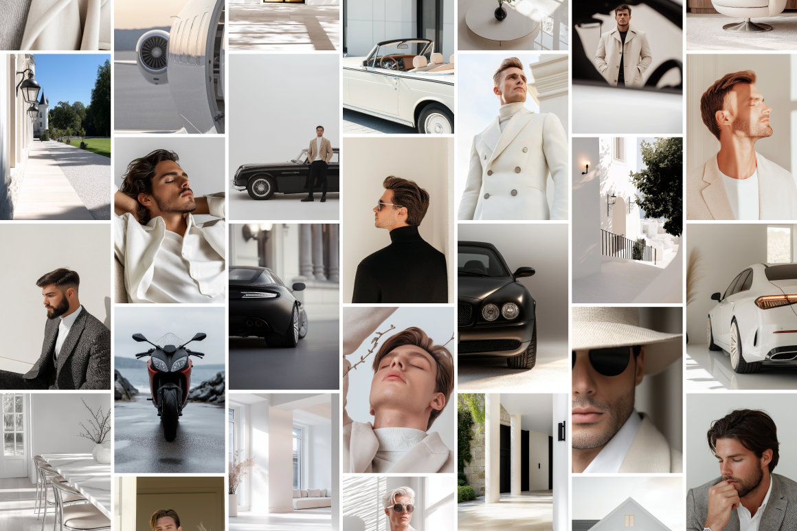 Luxury Man - 188 Images Bundle