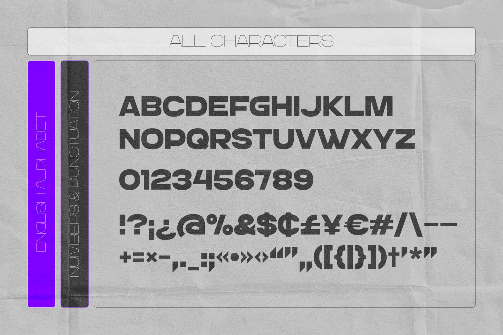 Crafter Tools Font Family