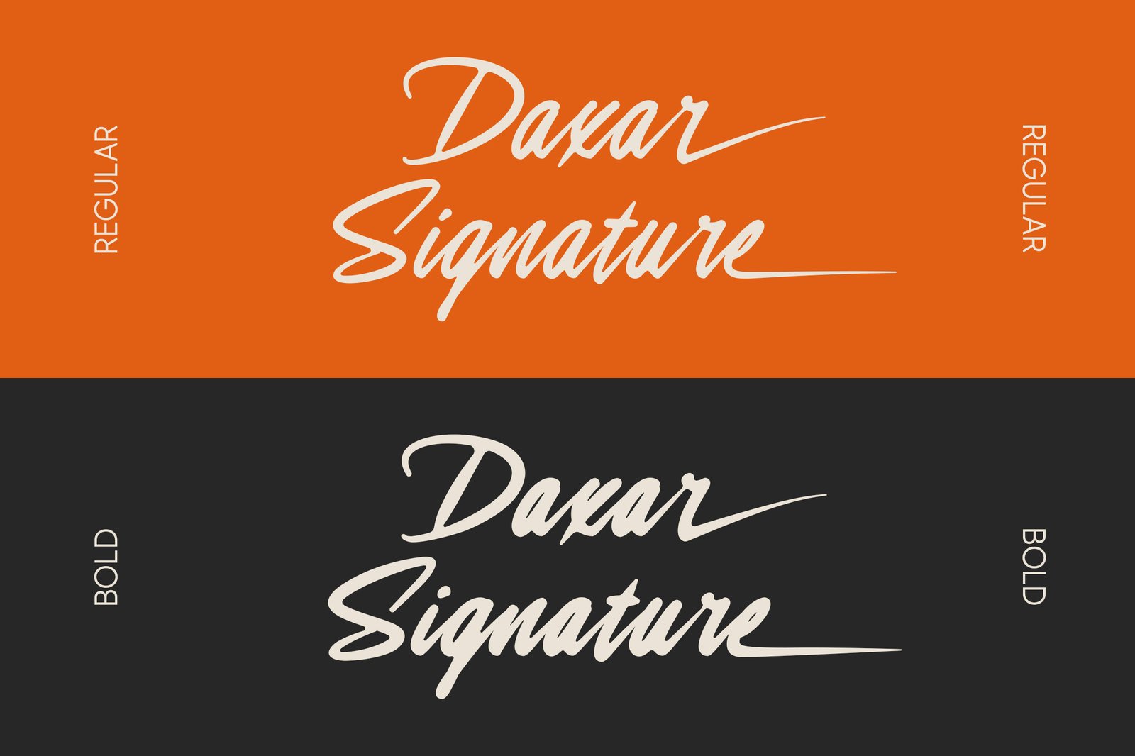Daxar Signature Font