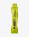 Matte Stick Sachet Mockup - Front View