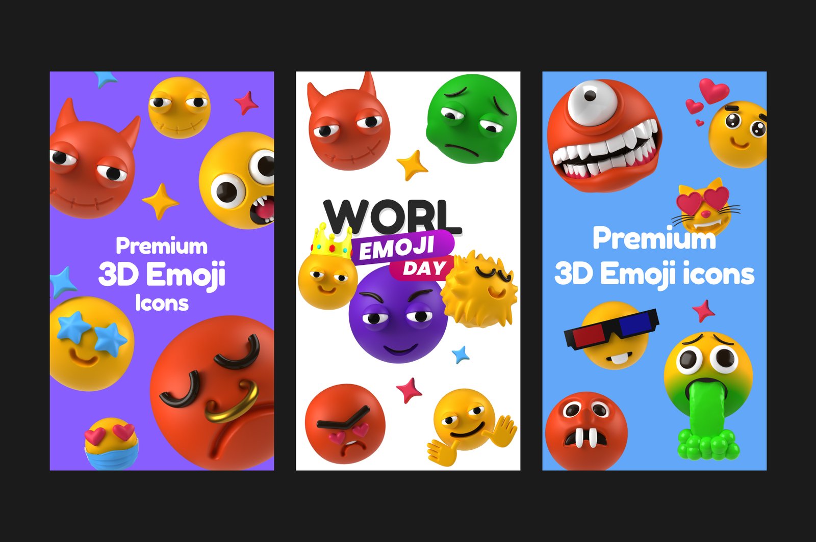 3D Emoji Icons