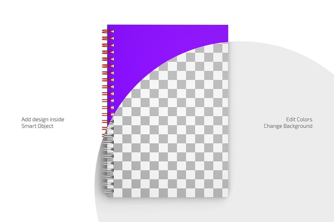 Spiral Notepad Mockup Set