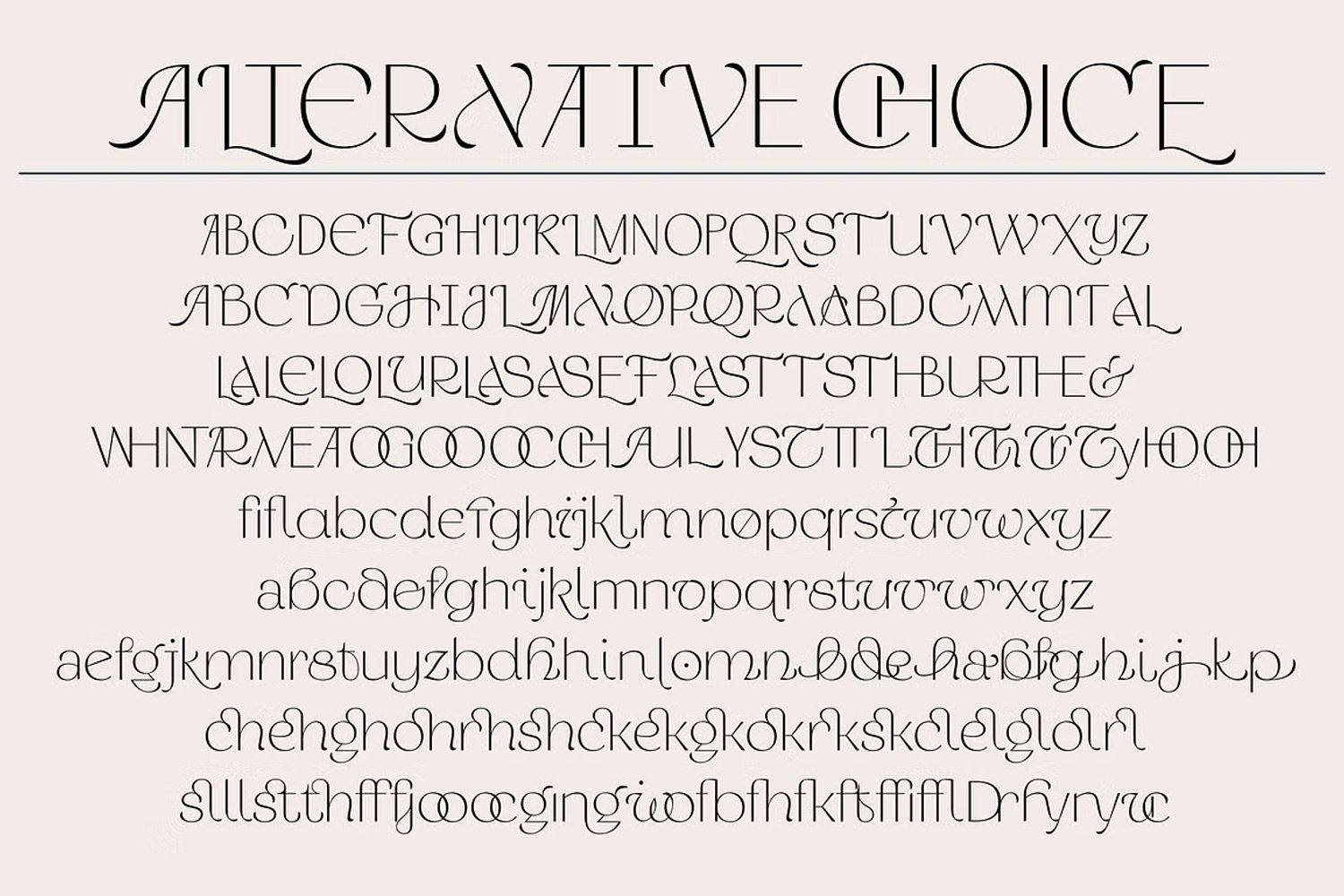 Murina Elegant Display Font
