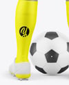 Kids Soccer Kit w/ Mannequin Mockup - Back view