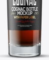 Tall Cognac Bottle Mockup