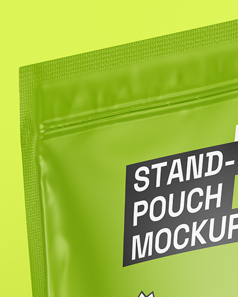 Matte Stand-up Pouch Mockup