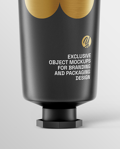 Matte Cosmetic Tube Mockup