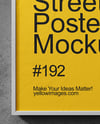 Framed Poster on a Wall Mockup