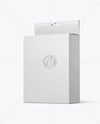 Paper Hanging Box Mockup – Half Side View