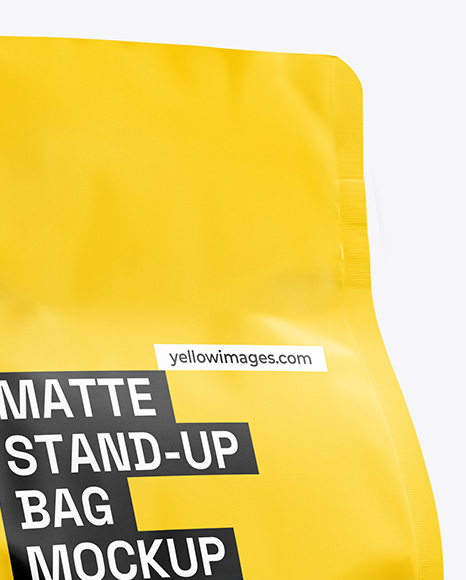 Matte Coffee Bag Mockup