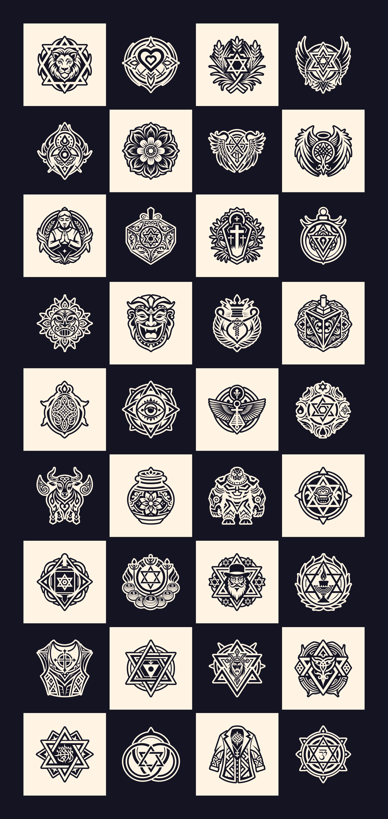 Jewish Symbols Collection