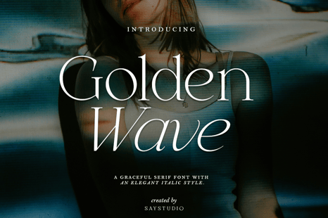 Golden Wave - Elegant Font - Royal fonts