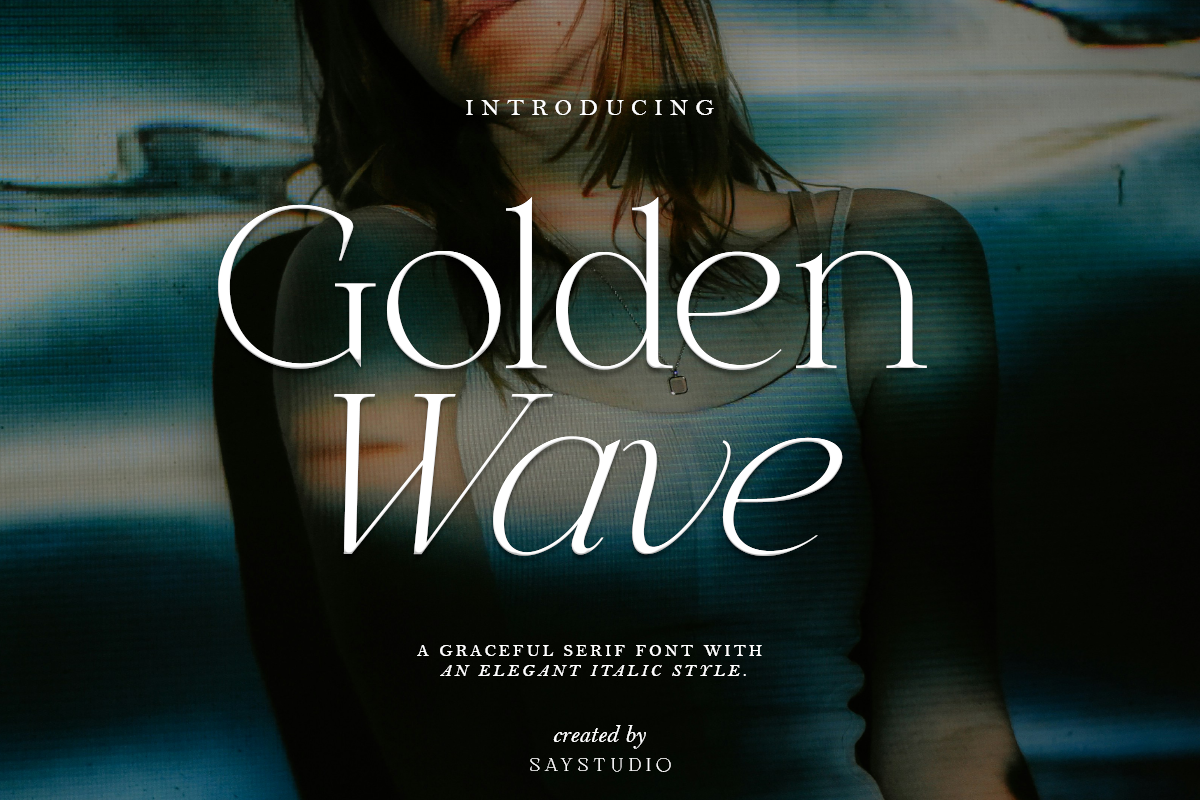 Golden Wave - Elegant Font
