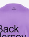 Raglan Long Sleeve Jersey Mockup - Back View