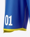 Basketball Kit Mockup - Back Half Side View