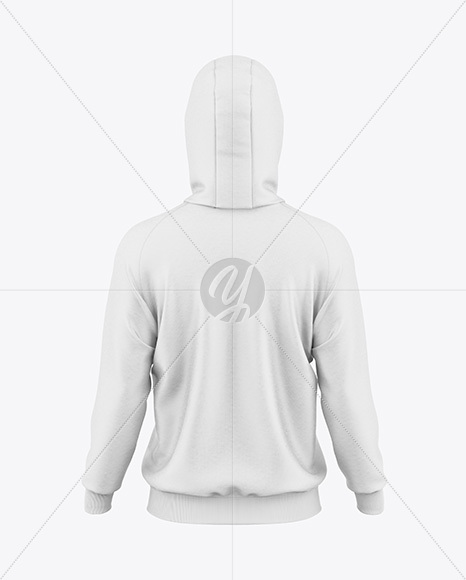 Men's Hoodie Mockup - Back View