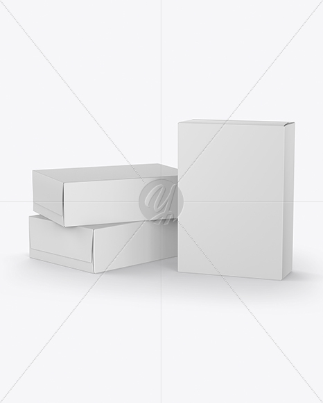 Three Boxes Mockup