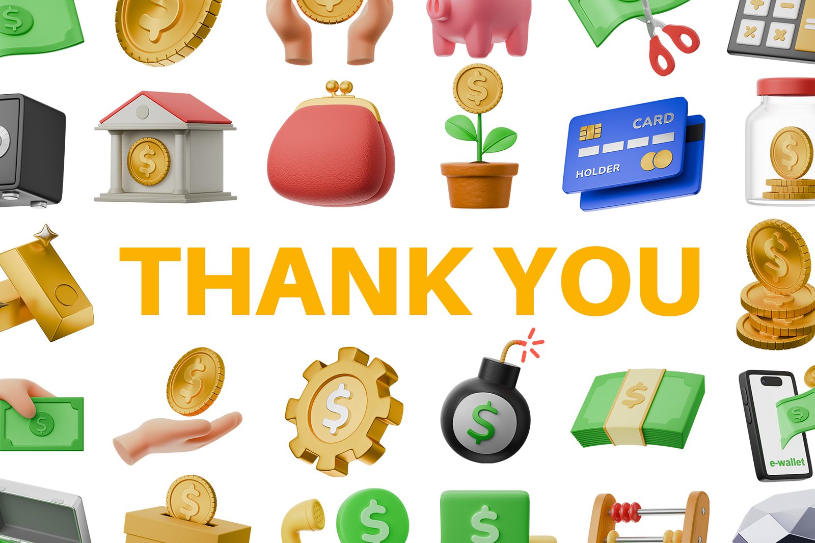 General Finance 3D Icon Set