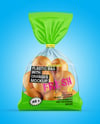 Plastic Bag With Oranges Mockup