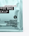 Glossy Metallic Coffee Package Mockup