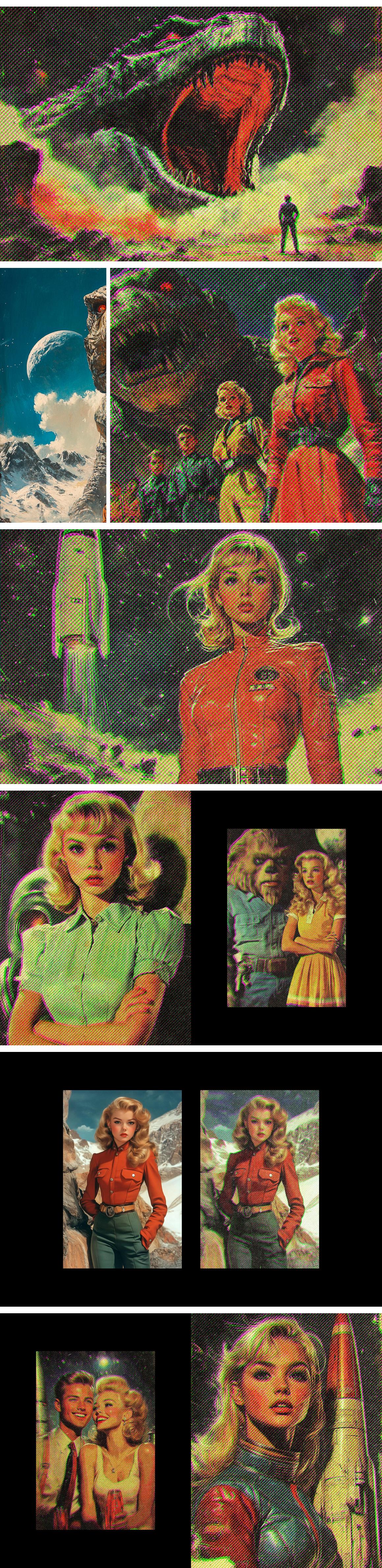 Extreme Halftone Design Effect