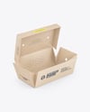 Kraft Paper Food Box Mockup