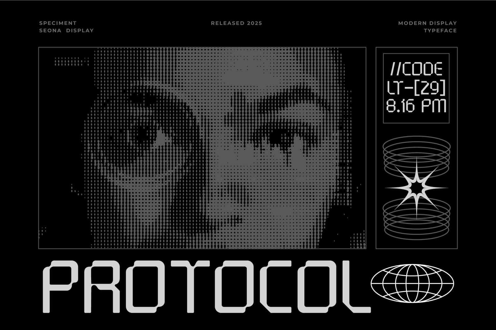 Seona - Futuristic Font