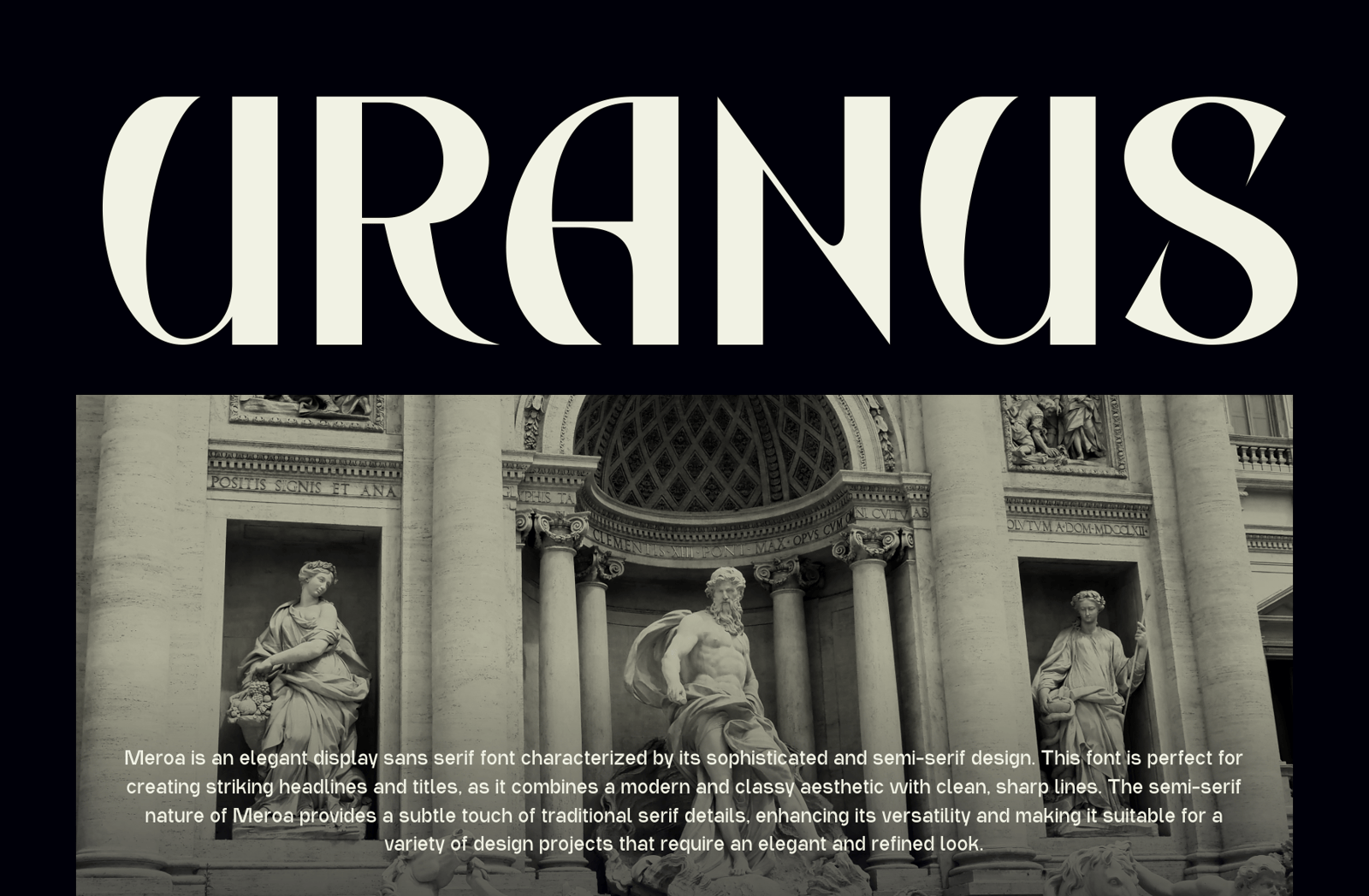 Meroa Font