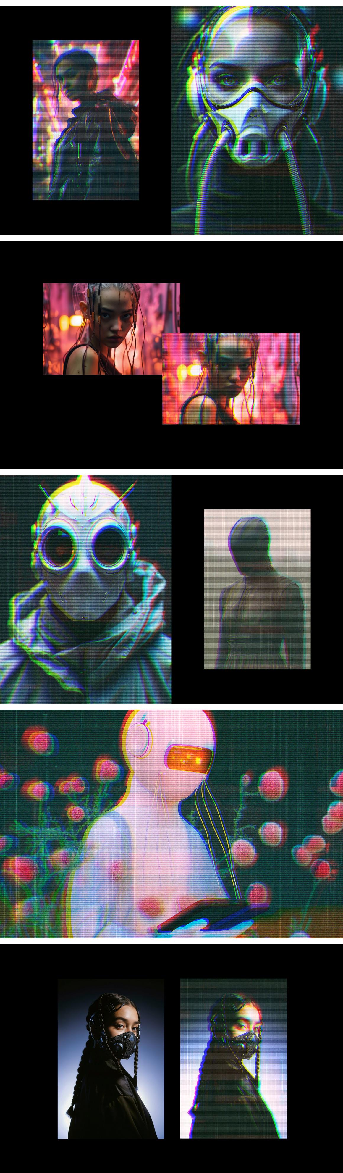 Retro Glitched Photo Effect