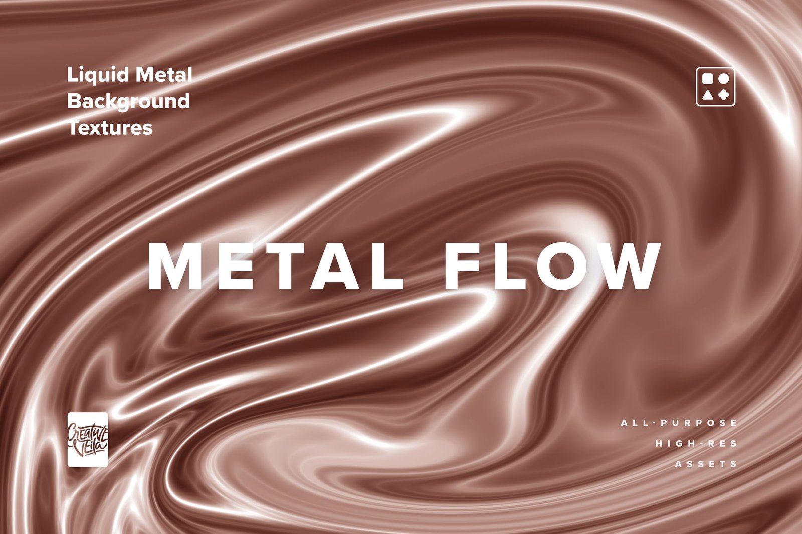 Liquid Metal Background Textures