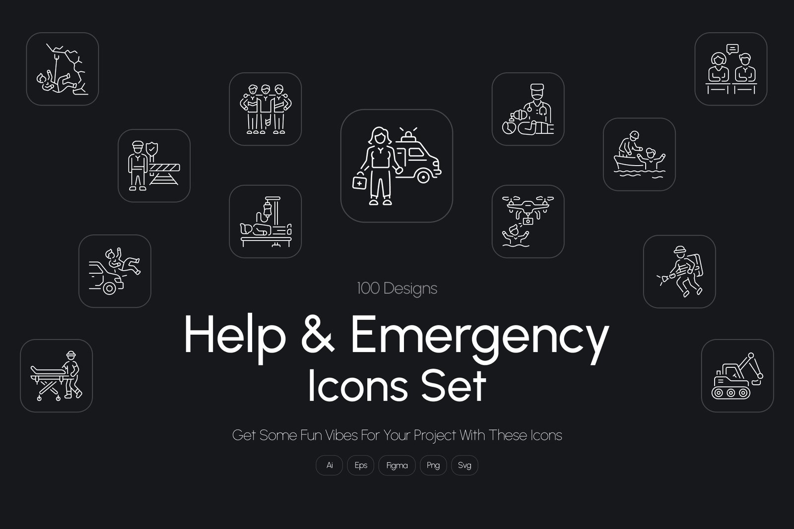 Help and Emergency Icons Set