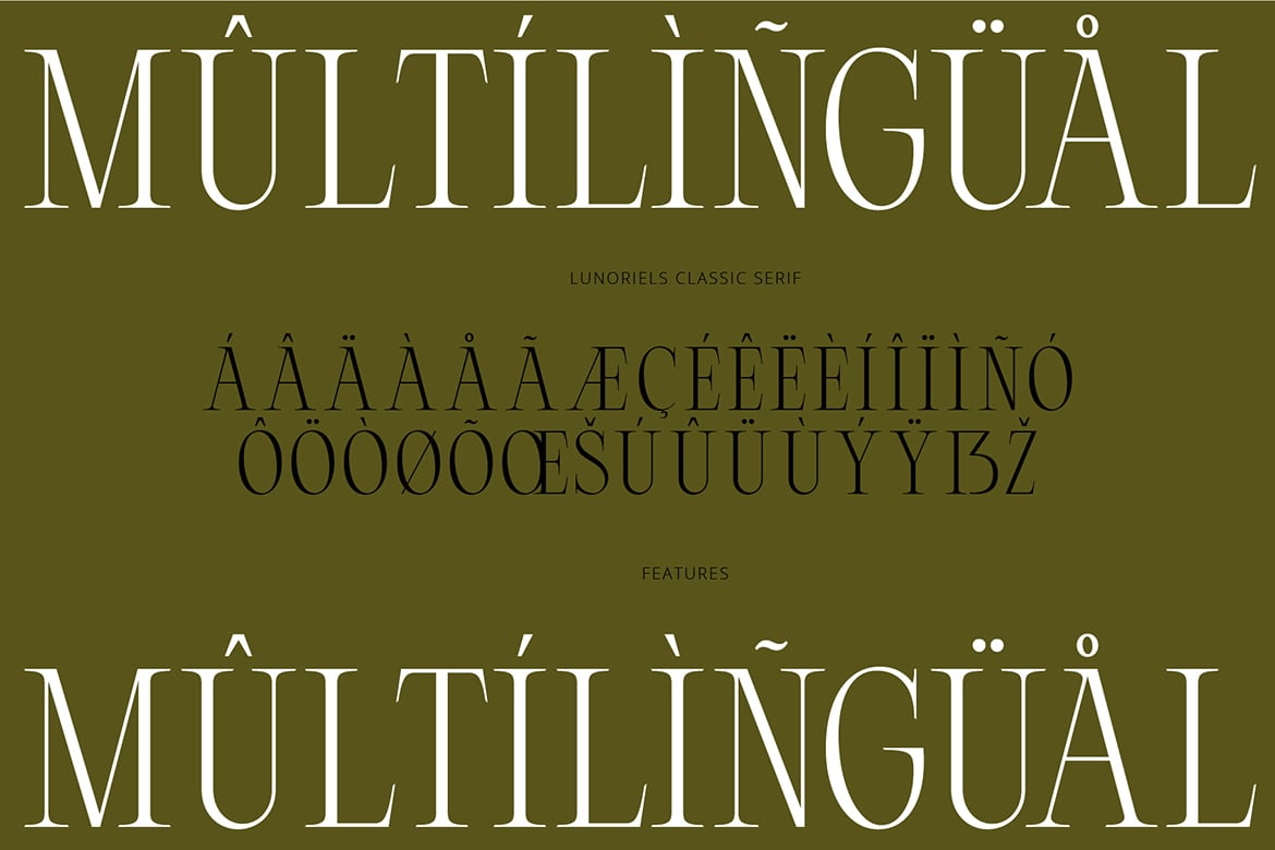 Lunoriels – Classic Serif Font