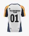Training Short Sleeve Jersey Mockup - Back View