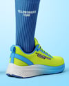 Pair Of Running Shoes Mockup on Women's Legs Mockup