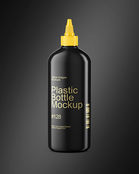 Glossy Cosmetic Bottle Mockup