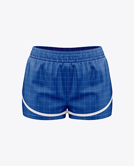 Women's Double-Layer Shorts Mockup - Front View