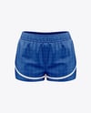 Women's Double-Layer Shorts Mockup - Front View