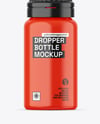 Glossy Dropper Bottle Mockup