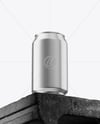 12oz Aluminium Can on the Block Mockup