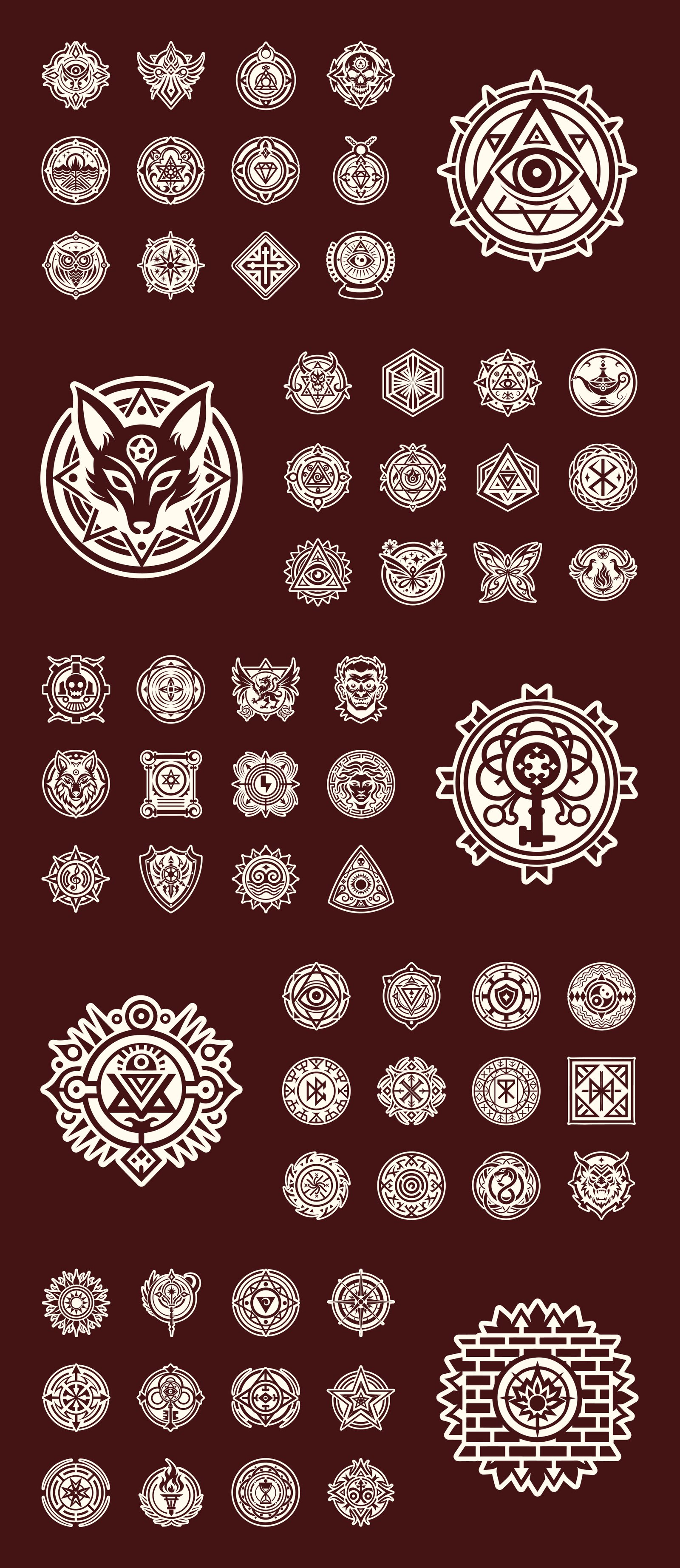 Supernatural Symbols Set