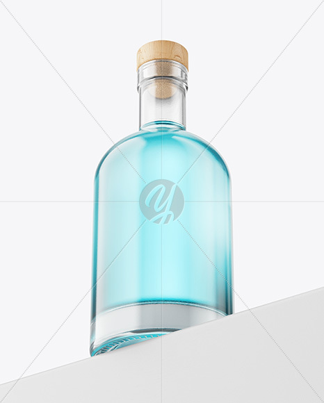 Dry Gin Bottle Mockup