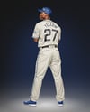 Afro-American Baseball Player Wearing Wearing a Full Baseball Kit Mockup