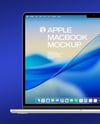 16-inch Silver MacBook Pro Mockup